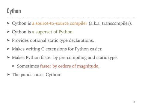 Image result for Python vs Cython