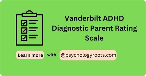 Vanderbilt ADHD Diagnostic Parent Rating Scale » Psychology Roots