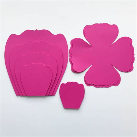 Template For Giant Paper Flowers
