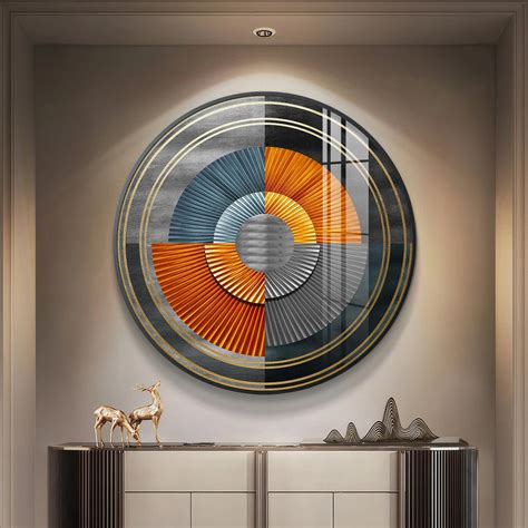 Grandeur Circle Premium Acrylic Round Wall Art – LuxxeArt