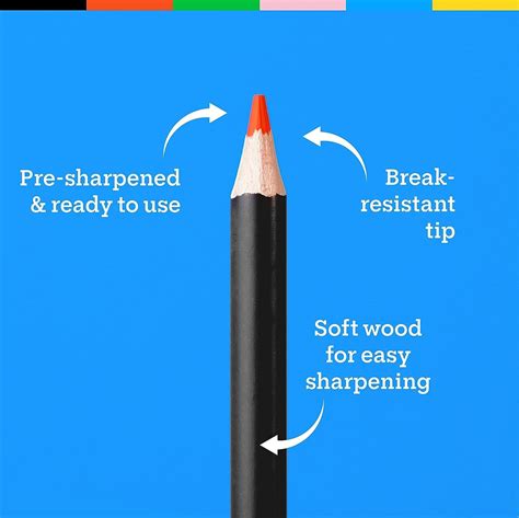 48 ct Oil Pastel Pencils for Artists - Soft Core Colored Pencils for ...