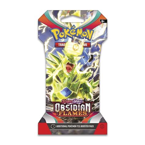 Pokémon TCG: Scarlet & Violet-Obsidian Flames Sleeved Booster Pack (10 ...