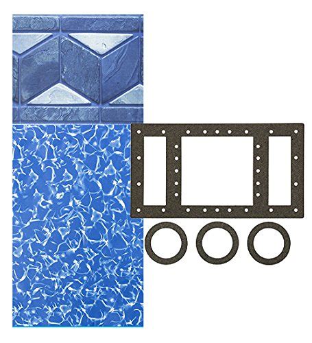 Buy SmartLine Tuscan 15-Foot-by-24-Foot Oval Pool Liner | UniBead Style ...