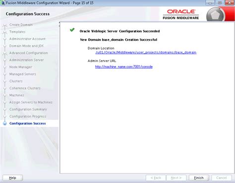 Fusion Middleware Configuration Wizard 的图像结果