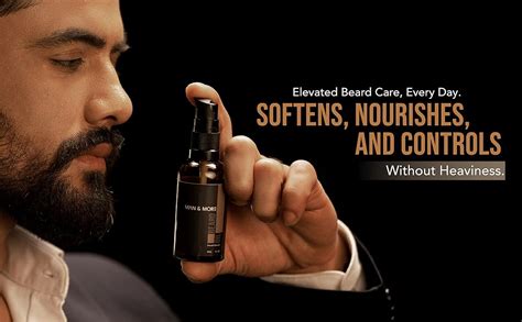 Man & More Smooth Operator Beard Oil for Men | Softens & Tames Beard ...
