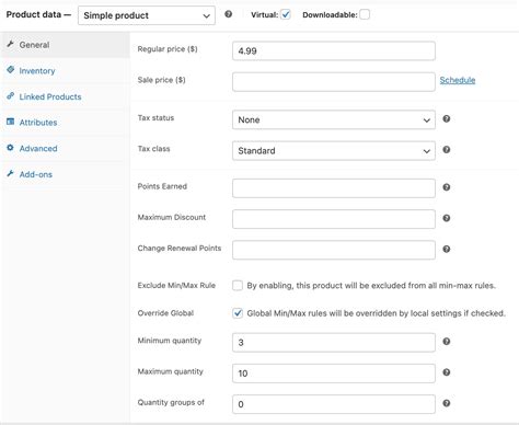 Min Max Quantities | Document - FluxBuilder - An Ultimate Approach For Flutter Mobile Apps