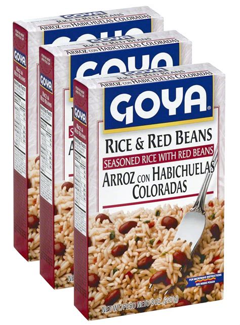 Goya - Rice & Red Beans Central American Style Gallo Pinto - 7oz. - 3 ...