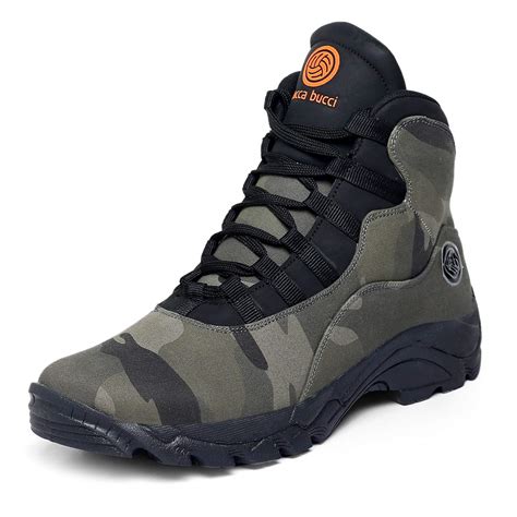 Bacca Bucci Men's Wolf Comfortable Hiking Boots with Adaptive Smart ...