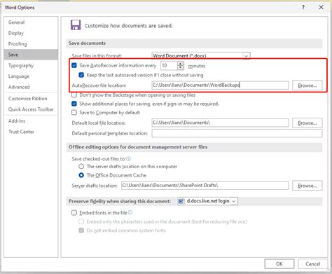 Image result for Word Backup