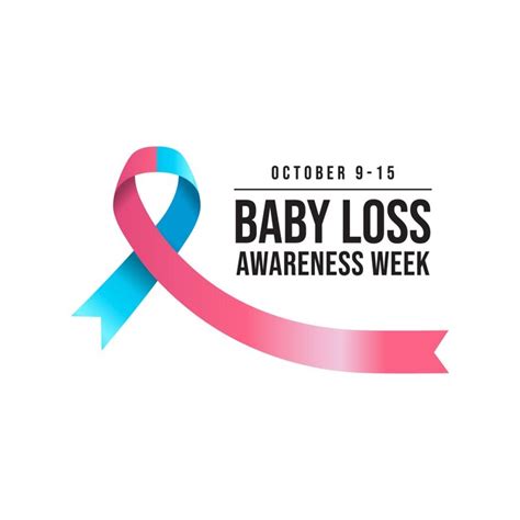 Baby loss awareness week vector design template good for celebration ...