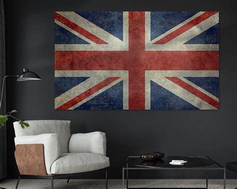 The Union Jack flag of the UK - Vintage retro version by The Sterling ...