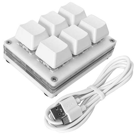 Mini 6 Key Macro Mechanical Keypad Rgb Gaming Keyboard Portable ...