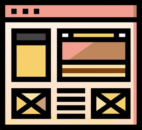 A drawing of a computer screen with a square in the middle | Premium AI ...