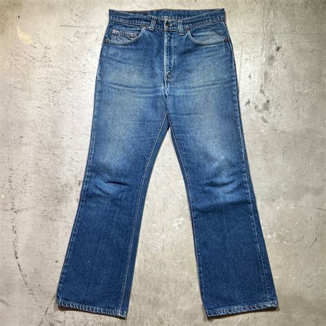 70's Levi's リーバイス 517-0217 ブーツカットデニム 66後期 刻印16 42TALON 実寸W32～W33 USA製 ...