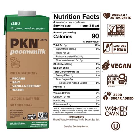THISPKN PKN Zero Pecan Milk – Unsweetened, No Oils, No India | Ubuy