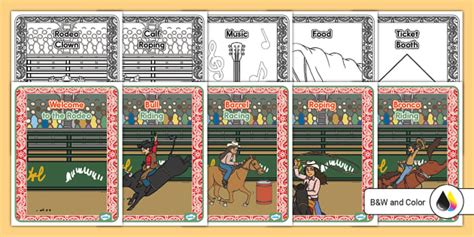 Rodeo Dramatic Play Posters (teacher made) - Twinkl