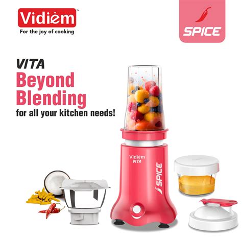 Buy Vidiem Vita Spice 500W Personal Blender Best Price Online at Vidiem ...