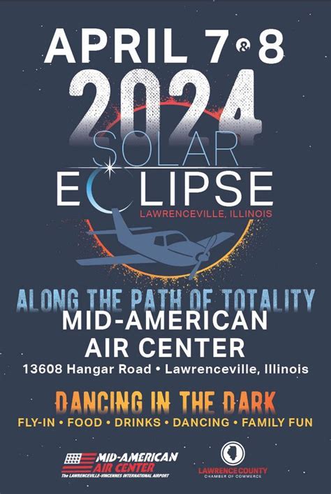 DANCING IN THE DARK- ECLIPSE 2024, Mid American Air Center ...