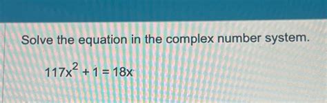 Solving Complex Number System 的图像结果