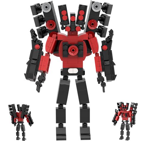 Buy GUUIESMU Skibidi Building Blocks Upgraded Titan Speaker Man,Toilet ...