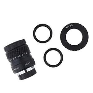 CALANDIS 25Mm F1.4 CCTV Lens+C Mount Adapter+2 Macro Rings for Pentax Q ...