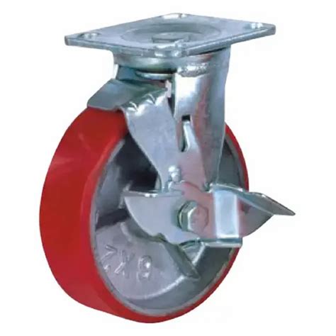 Polyurethane Caster Wheels - 100mm Polyurethane (PU) Caster Wheel ...