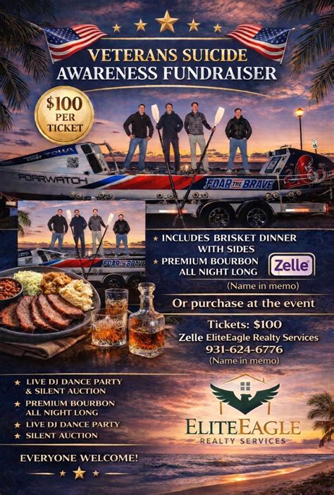 Bourbon & Brisket Fundraiser for Veteran Suicide Awareness, Gulf Blvd ...