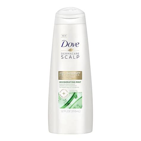 Dove 2 in 1 Shampoo Conditioner, Invigorating Mint 12 oz : Amazon.in ...