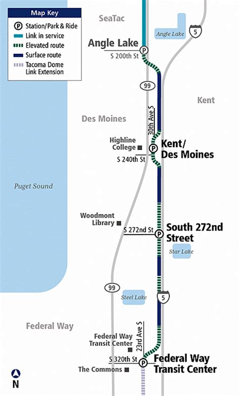 Sound Transit updates light rail extension project for Kent, Federal ...
