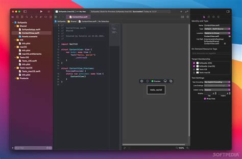 Xcode OS 的图像结果