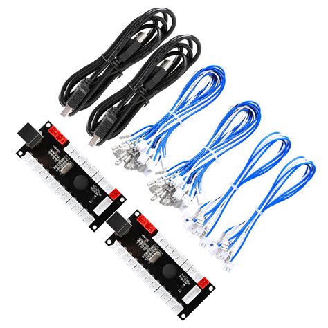 Guwarry 2-Player Zero Delay USB Encoder PC to HAPP Joysticks/HAPP ...