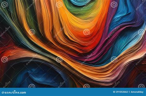 Colorful Oil Painting Abstract Colors Wall Art Background Design - Ai ...