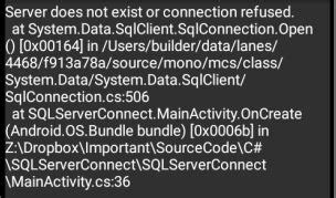 Image result for How to Connect Xamarin Form to SQL Server
