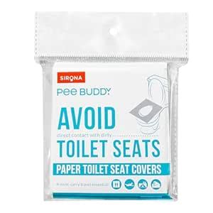 PEE BUDDY Disposable Toilet Seat Covers - 20 Sheets | No Direct Contact ...