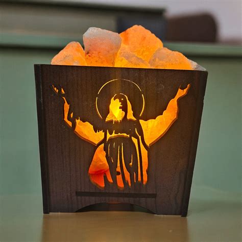 Jesus Angel Himalayan Rock Salt Lamp - Tamas Pure Ayurveda