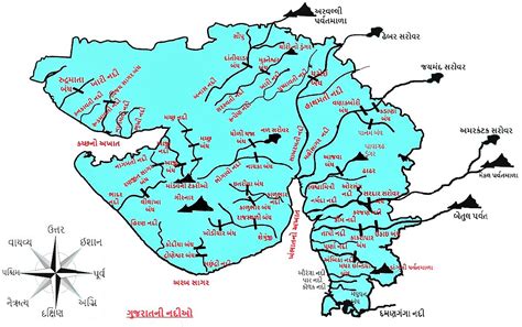 ગુજરાતની નદીઓ ના નામ : Gujarat River name in Gujarati | Gujarat Rivers ...