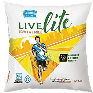 Buy Mother Dairy Fit Life Low Fat Milk 130 Ml Pouch Online at the Best ...