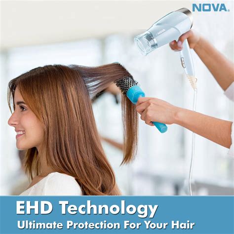 Nova Silky Shine Hot & Cold Foldable NHP 8203 Hair Dryer | Blow Dryer ...