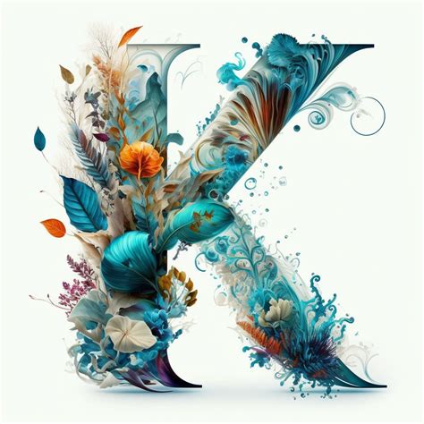 Art Letters Design K | Alphabet wallpaper, Letter art design, Alphabet ...