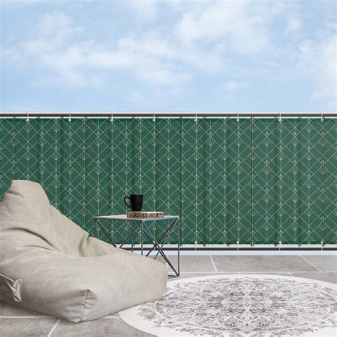 Brise vue brise vent balcon appartement jardin vert H.1,2 x L.2 M avec ...