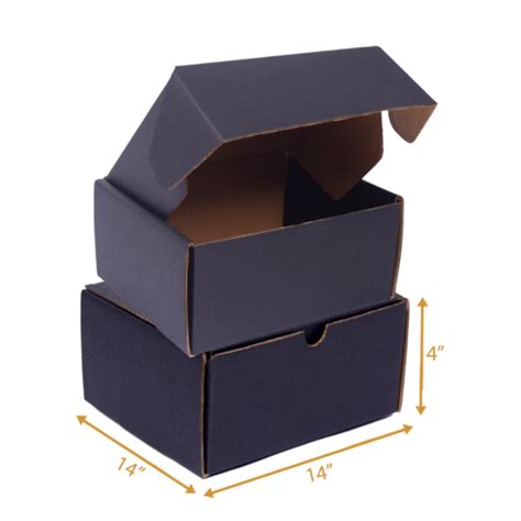Black Mailer Box - 14x14x4 | Carton Boxes For Packaging
