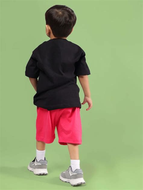 SESAME CO-ORD FOR BOYS & GIRLS BLACK-PINK