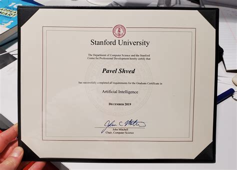 I'm now Stanford-Certified with a Non-Degree Certificate - A Foo walks into a Bar... - blog by ...