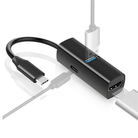 Verilux USB Hub 3-in-1 Type C to HDMI Docking Station with PD100W Char ...