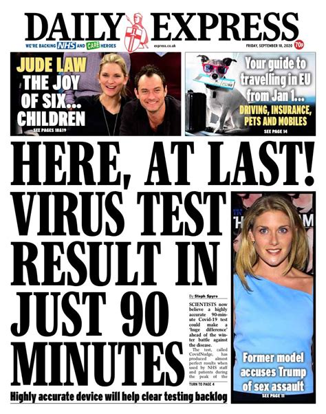 Image result for Daily Express Front Page