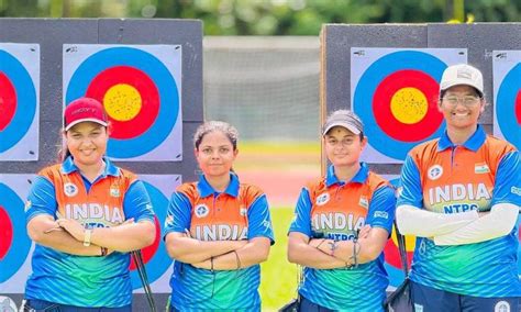 Indian Women's Compound Archery Team sets U-21 World Record at ...
