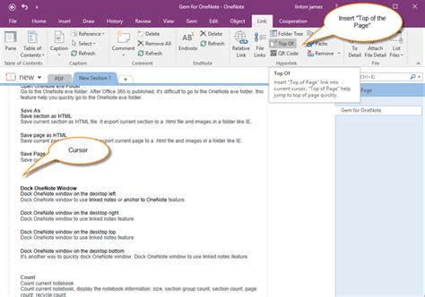 Image result for OneNote Hyperlink