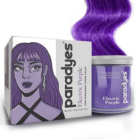 Paradyes Semi-permanent Electric Purple DIY Conditioner Based Hair ...