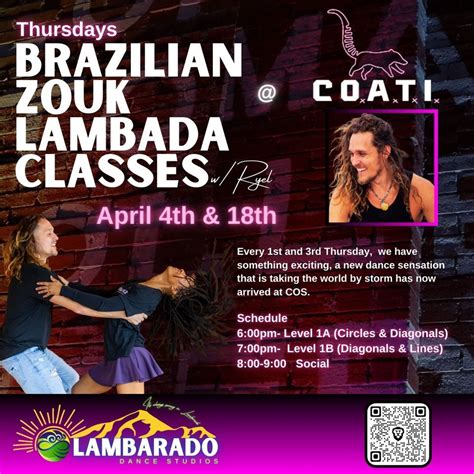 Brazilian Zouk Lambada @ COATI, COATI Uprise, Colorado Springs, 18 ...