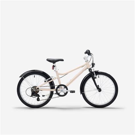 Bicicleta niños 20 pulgadas BTWIN 500 6-9 Años Beis | Decathlon